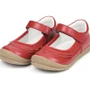 L'Amour Shoes Red Paige Ruffle Mary Jane