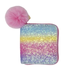 ZOMI GEMS Bright Colorful Rainbow Glitter Wallet Gifts