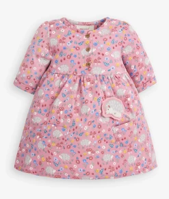 Joules Hedgehog Print Rose Dress
