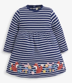 Joules Woodland Applique Navy Dress New Arrivals