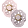 Bibs Pacifier Boheme 2 PACK Blossom/Dusky Lilac