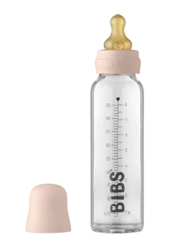 Baby Registry Baby Glass Bottle Complete Set 225ml Blush