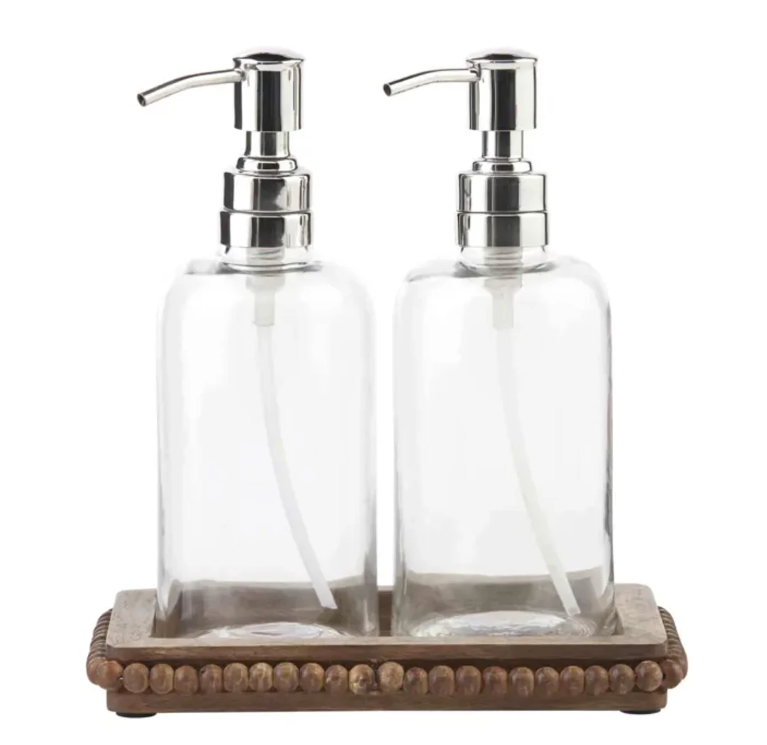 Best deal ❤️ Mudpie Decor Wood Beaded Soap Set ✨ 1 Mudpie Decor Wood Beaded Soap Set