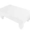 Mudpie Decor White Footed Serving Stand