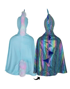 GREAT PRETENDERS REVERSIBLE UNICORN/DRAGON CAPE Toys