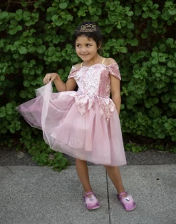 GREAT PRETENDERS Toys DUSTY ROSE HOLIDAY BALLERINA DRESS