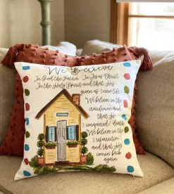 GLORY HAUS This House Believes Double Sided Pillow Decor