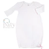 Baby Registry Paty Pinstripe Gown Pink