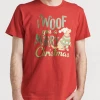 Hatley Fall Woofing Christmas Men's Tee 75% OFF Christmas