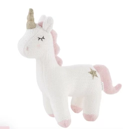 Mudpie Accessories Baby Accessories Knit Unicorn Rattle