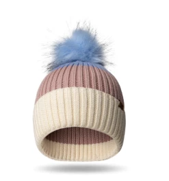 NightScope Wonderland Kids Pom Hat- Blue