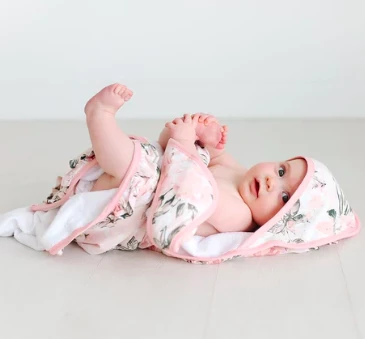 Coupon ๐ Posh Peanut Fall Posh Peanut Vintage Pink Rose Ruffled Hooded Towel ๐ 1 Posh Peanut Fall Posh Peanut Vintage Pink Rose Ruffled Hooded Towel