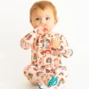 Posh Peanut Fall Posh Peanut Skyla Ruffled Zippered One Piece Infant Clothing