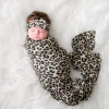 Posh Peanut Fall Posh Peanut Lana Leopard Swaddle & Headwrap Set Infant Clothing