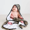 Posh Peanut Fall Infant Clothing Posh Peanut Lana Leopard Ruffled Hooded Towel
