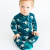 Posh Peanut Fall Posh Peanut Yeti Footie Zippered One Piece