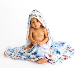 Posh Peanut Fall Posh Peanut Frostine Ruffled Hooded Towel Infant Clothing