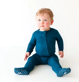 Promo 𧨠Baby Registry Posh Peanut Sailor Blue Footie Zippered One Piece π― 1 Baby Registry Posh Peanut Sailor Blue Footie Zippered One Piece