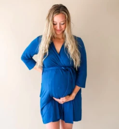 Baby Registry Posh Peanut Sailor Blue Robe