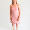 Posh Peanut Fall Infant Clothing Posh Peanut Dusty Rose Women's Sleeveless Slip Dress