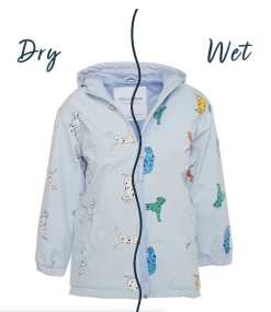 Holly & Beau Dalmatian Color Changing Kids Rain Jacket Spring/Summer 2023