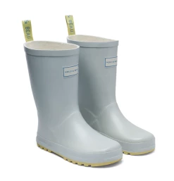 Holly & Beau Spring/Summer 2023 Light Blue & Yellow Kids Rain Boots
