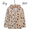 Holly & Beau Leopard Print Color Changing Kids Rain Jacket