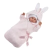 Hotaling Imports Llorens 14" Soft Body Newborn Doll Avery With Hooded Bunny Jacket