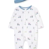 Little Me Spring Golf Club Zip Footie With Hat Spring/Summer 2023