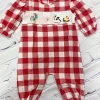 Three Sisters Fall FARM LIFE STITCHED GIRLS ROMPER 50% Off Fall Clothing