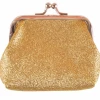 Mila & Rose Gold Glitter Coin Purse Gifts