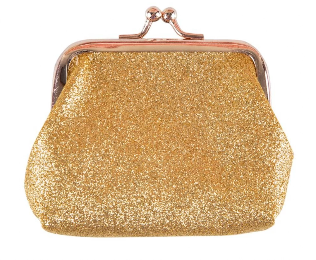 Best Pirce 👏 Mila & Rose Gold Glitter Coin Purse Gifts ⭐ 1 Mila & Rose Gold Glitter Coin Purse Gifts