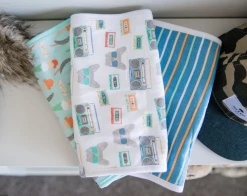 Copper Pearl CP Bruno Burp Cloth Set