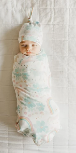 Copper Pearl Baby Accessories CP Whimsy Knit Swaddle Blanket