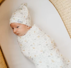Copper Pearl CP Arlo Knit Swaddle Blanket