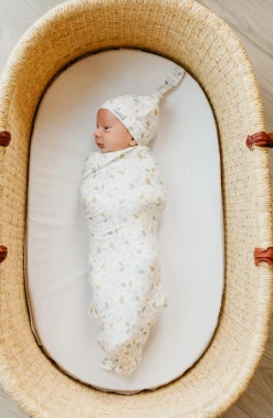 Copper Pearl CP Arlo Knit Swaddle Blanket