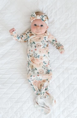 Budget ๐งจ Copper Pearl Baby Accessories CP Autumn Knotted Gown ๐ 6 Copper Pearl Baby Accessories CP Autumn Knotted Gown