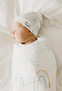 Baby Registry CP Skye Knit Swaddle Blanket