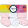 Baby Registry Pink/White Cuff Socks 6 Pair Pack