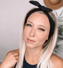 Headbands Of Hope Baby Accessories Black Suede Wire Tie