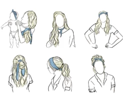 Headbands Of Hope Navy Solid Knotted Headband