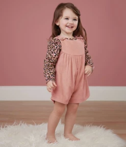 Mudpie Fall Clothing 50% Off Fall Clothing Leopard Overall Short Set
