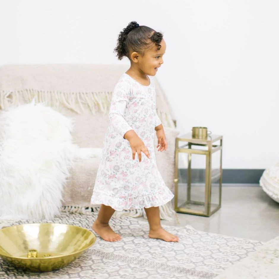 Outlet ๐ Sweet Bamboo Infant Clothing Retro Flower Boho ๐ Dress ๐ 2 Sweet Bamboo Infant Clothing Retro Flower Boho Dress