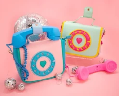 Bewaltz Ring Ring Phone Convertible Handbag Cotton Candy