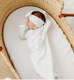 Copper Pearl Baby Accessories CP Skye Knotted Gown