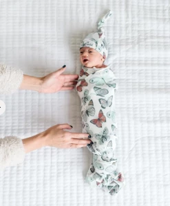 Copper Pearl Baby Accessories CP Dot Top Knot Hat