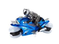 MIND SCOPE PRODUCTS HoverCycle Blue Stunt RC Motorcycle Toys