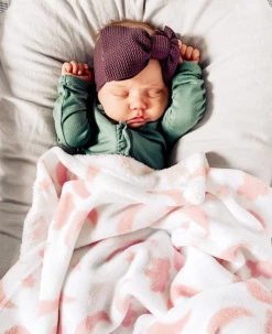 Bella Reese Plum "chandler" Wide Width Headwrap Baby Accessories