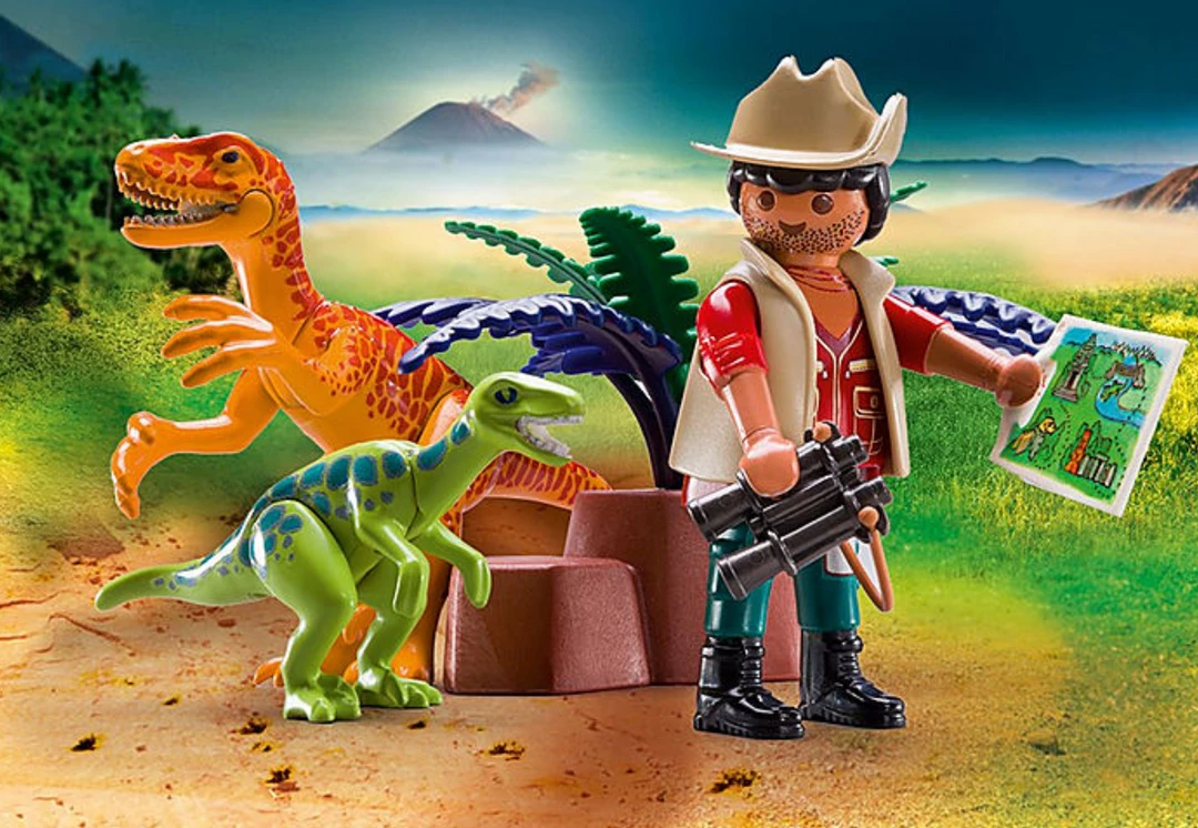 Buy ๐งจ PLAYMOBIL Toys Dino Explorer Carry Case ๐งจ 2 PLAYMOBIL Toys Dino Explorer Carry Case
