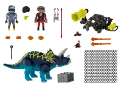 PLAYMOBIL Triceratops Battle For The Legendary Stones Toys